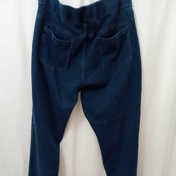 Basic Editions Size XXL Pull On Jeans Comfort Stretch Waistband - Picture 2 of 11
